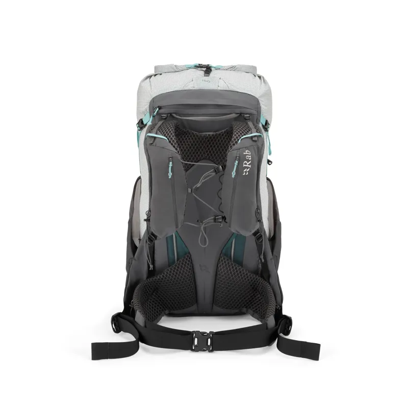 Rab Women's Muon ND40L Hiking Pack in Pewter-Graphene-2