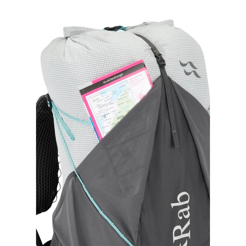 Rab Women's Muon ND40L Hiking Pack in Pewter-Graphene-11