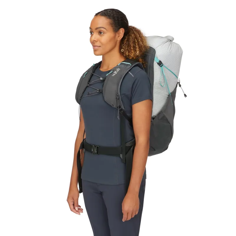Rab Women's Muon ND40L Hiking Pack in Pewter-Graphene-4