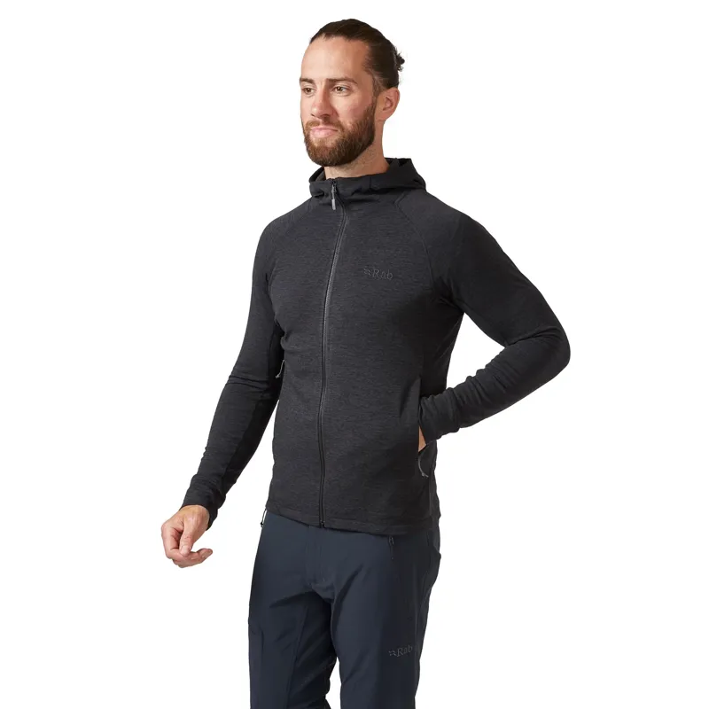 Rab Nexus Men's Fleece Hoody in Black-2