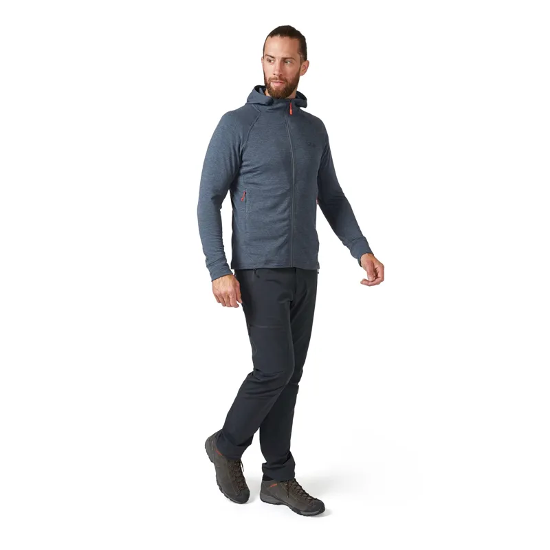 Rab Nexus Men's Fleece Hoody in Steel-3