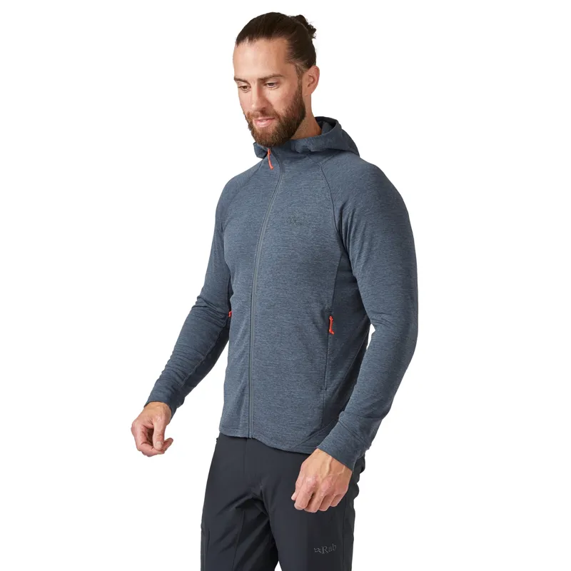Rab Nexus Men's Fleece Hoody in Steel-2
