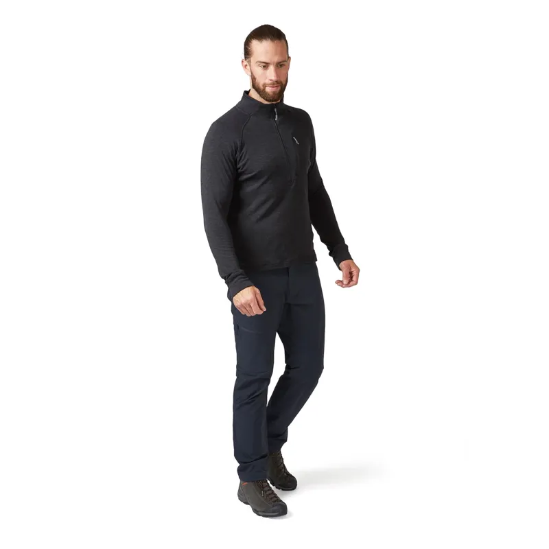 Rab Nexus Pull-On Mens Fleece in Black-3