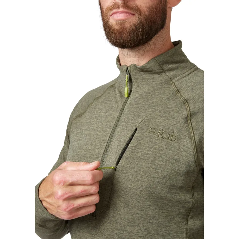 Rab Nexus Pull-On Mens Fleece in Black-7