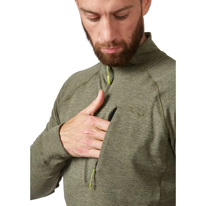 Rab Nexus Pull-On Mens Fleece in Black-6