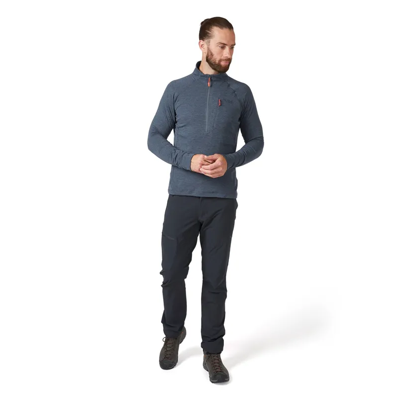 Rab Nexus Pull-On Mens Fleece in Steel-2