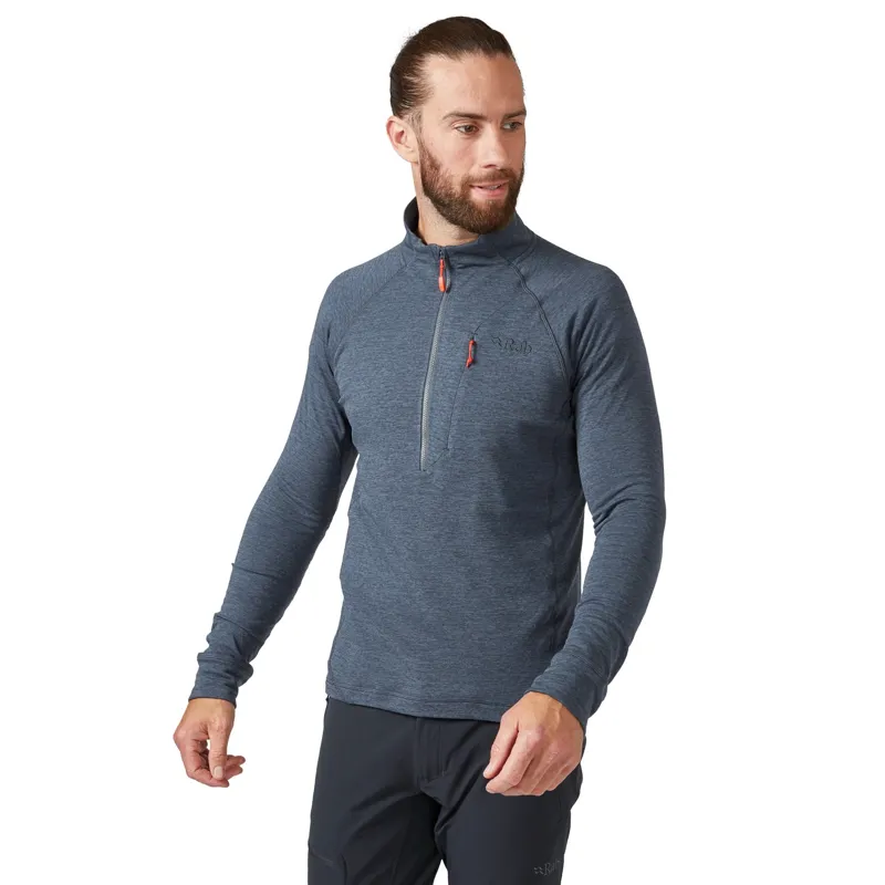 Rab Nexus Pull-On Mens Fleece in Steel-3