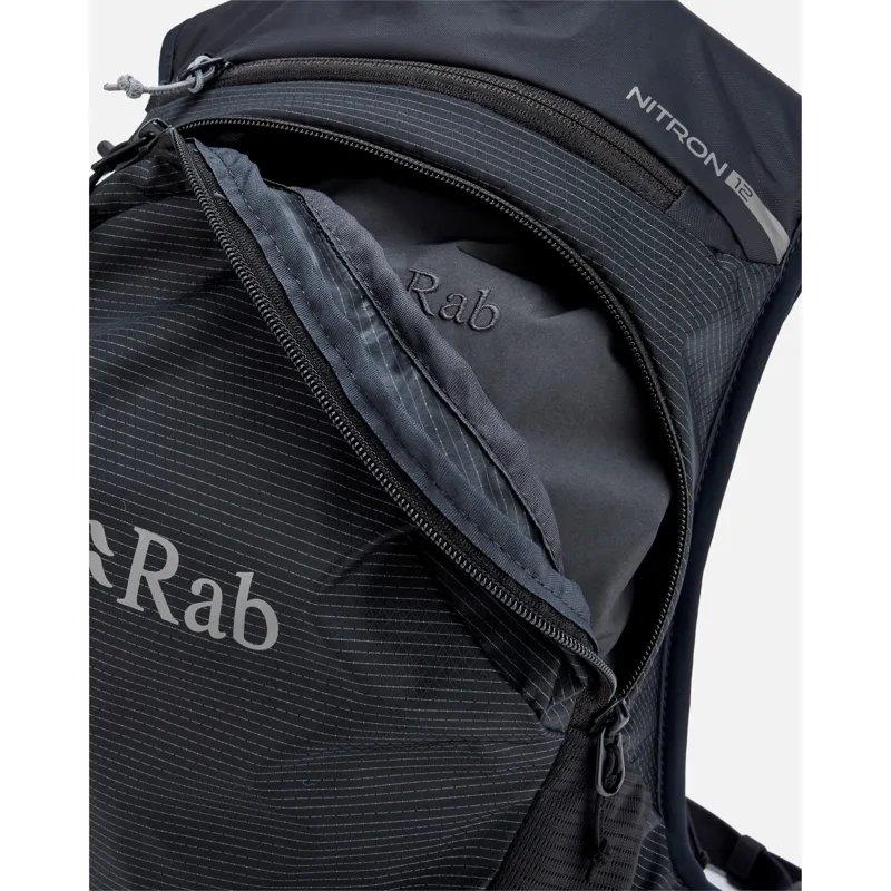 Rab Nitron 12L Lightweight Pack in Anthracite-7
