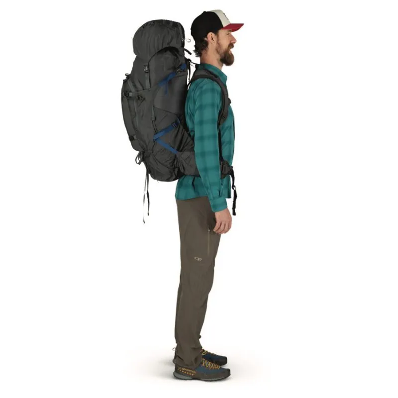 Osprey Aether Plus 70 Backpack 70L in Black-8