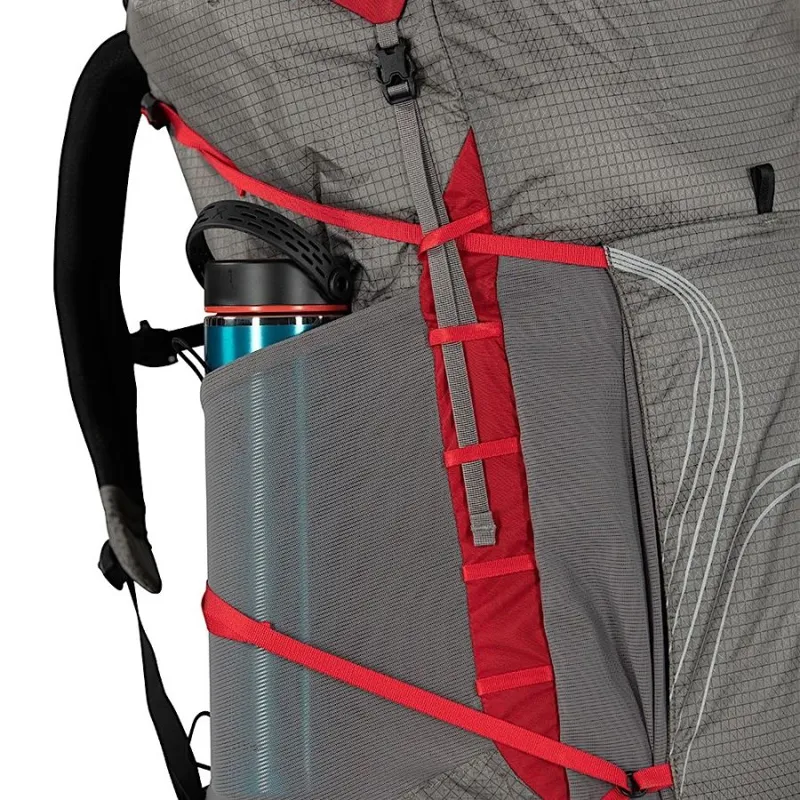 Osprey Eja Pro 55 Women's Backpack 55L in Dale Grey/Poinsettia Red-6