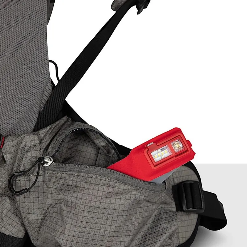 Osprey Eja Pro 55 Women's Backpack 55L in Dale Grey/Poinsettia Red-11