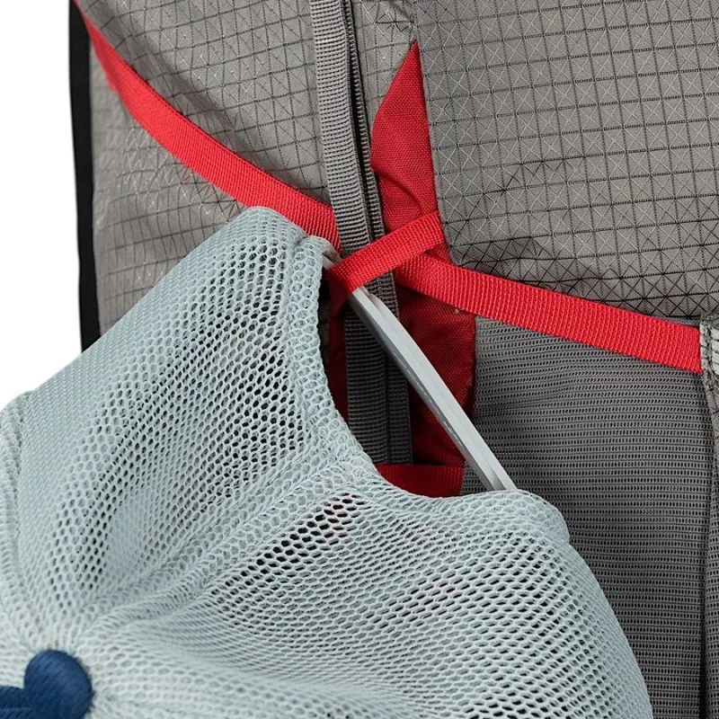 Osprey Eja Pro 55 Women's Backpack 55L in Dale Grey/Poinsettia Red-9