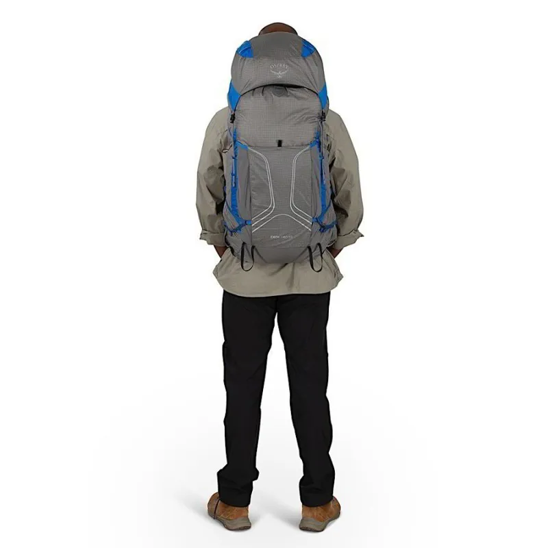 Osprey Exos Pro 55 Backpack in Dale Grey/Agam Blue-12