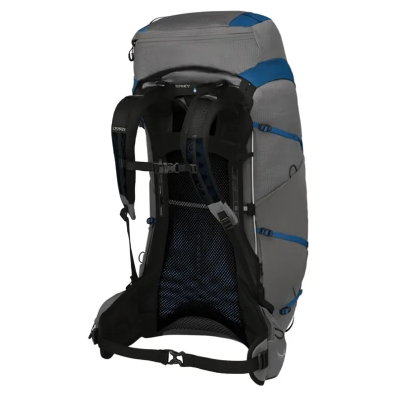 Osprey Exos Pro 55 Backpack in Dale Grey/Agam Blue-2