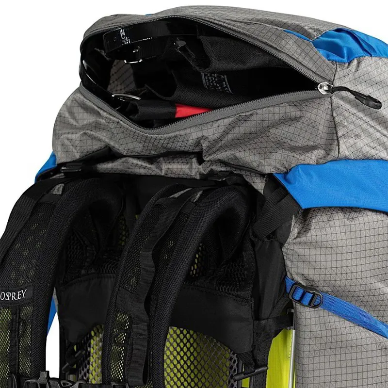 Osprey Exos Pro 55 Backpack in Dale Grey/Agam Blue-9
