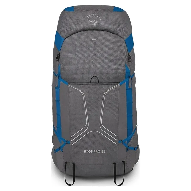 Osprey Exos Pro 55 Backpack in Dale Grey/Agam Blue