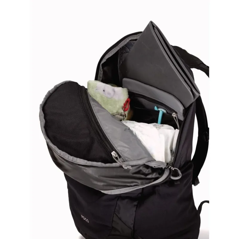 Osprey Poco Changing Backpack in Black-3
