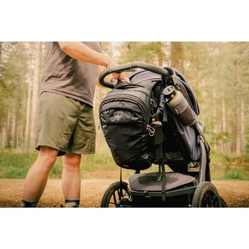 Osprey Poco Changing Backpack in Black-12