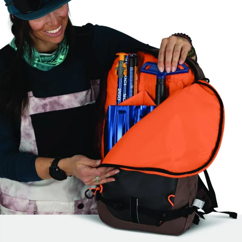 Osprey Sopris 25 Ski Pack 25L in Magma Brown/Raven Black-5