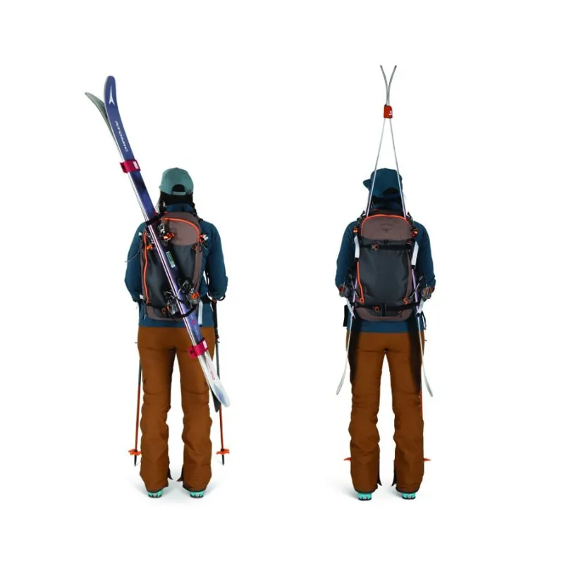 Osprey Sopris 25 Ski Pack 25L in Magma Brown/Raven Black-6