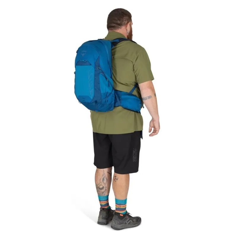 Osprey Talon 22 in Scoria Blue/Night Shift-4