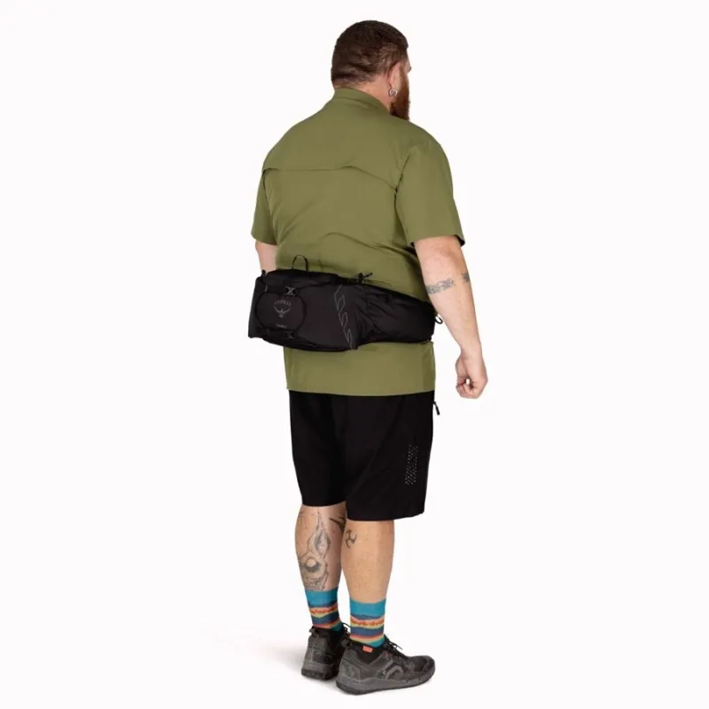 Osprey Talon 6 Waist Pack in Black/Coal Grey-9