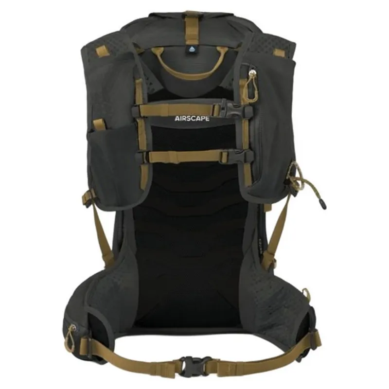 Osprey Talon Velocity 20 Backpack in Dark Charcoal/Tumbleweed Yellow-2