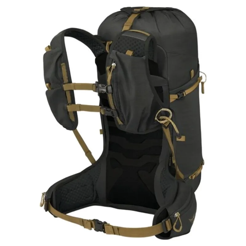 Osprey Talon Velocity 30 Backpack 30L Dark Charcoal/Tumbleweed Yellow-4