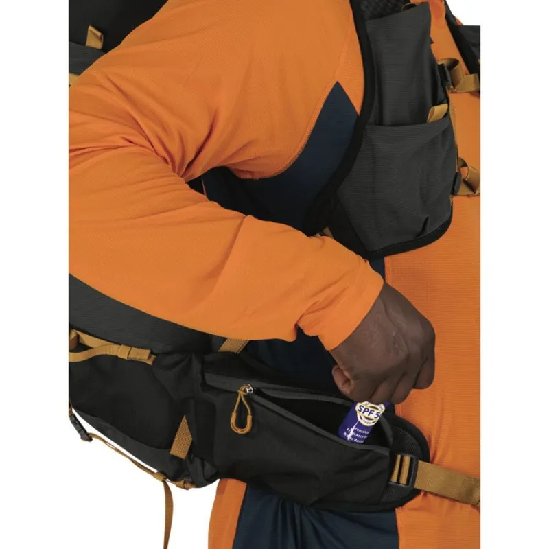 Osprey Talon Velocity 30 Backpack 30L Dark Charcoal/Tumbleweed Yellow-12