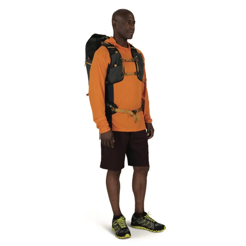 Osprey Talon Velocity 30 Backpack 30L Dark Charcoal/Tumbleweed Yellow-9