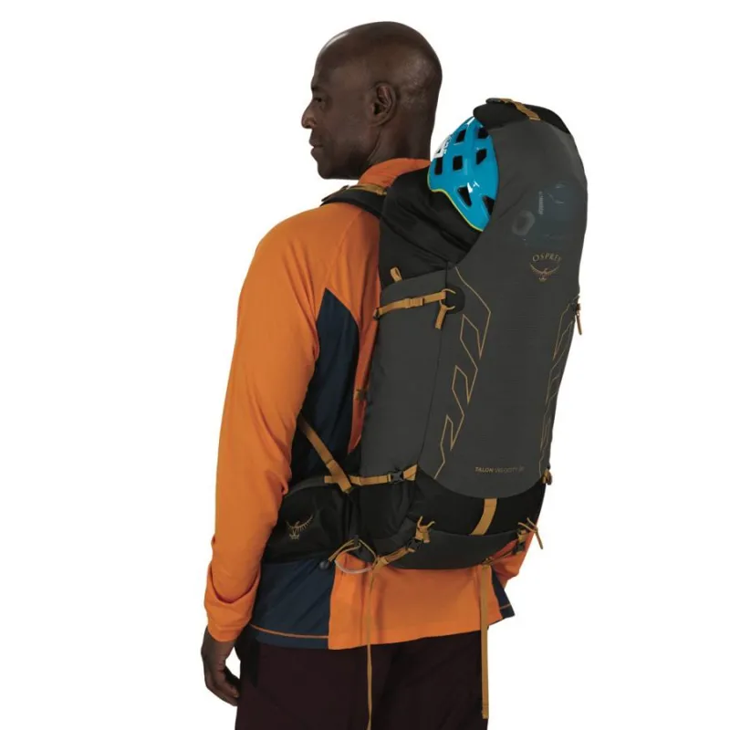 Osprey Talon Velocity 30 Backpack 30L Dark Charcoal/Tumbleweed Yellow-6
