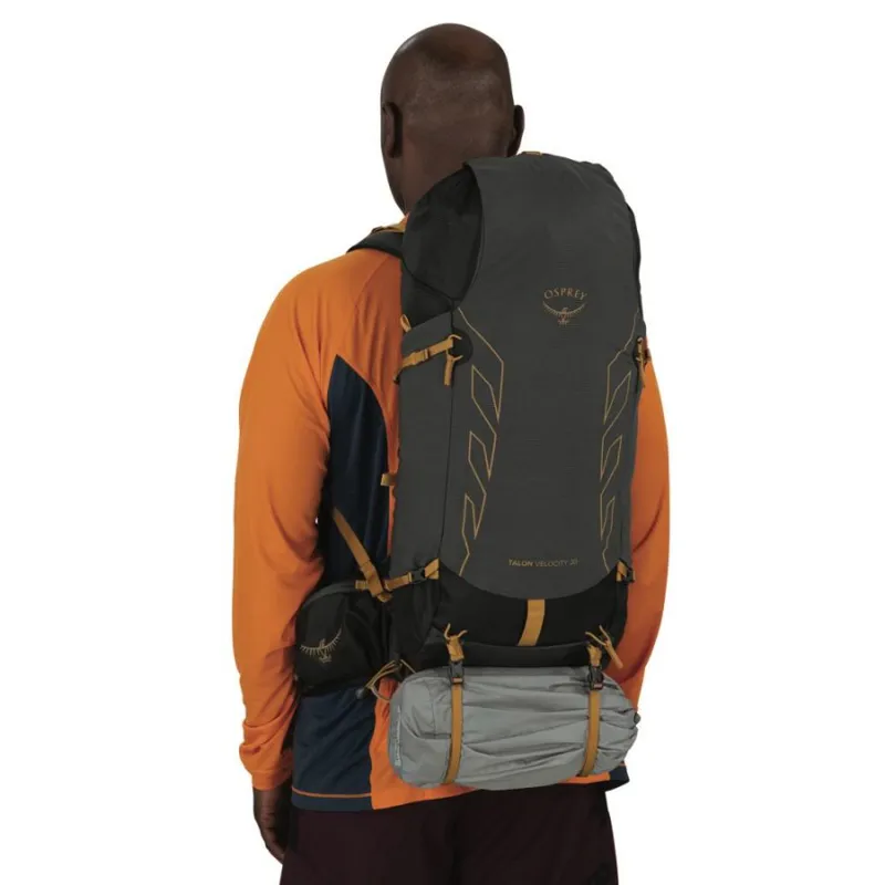 Osprey Talon Velocity 30 Backpack 30L Dark Charcoal/Tumbleweed Yellow-5