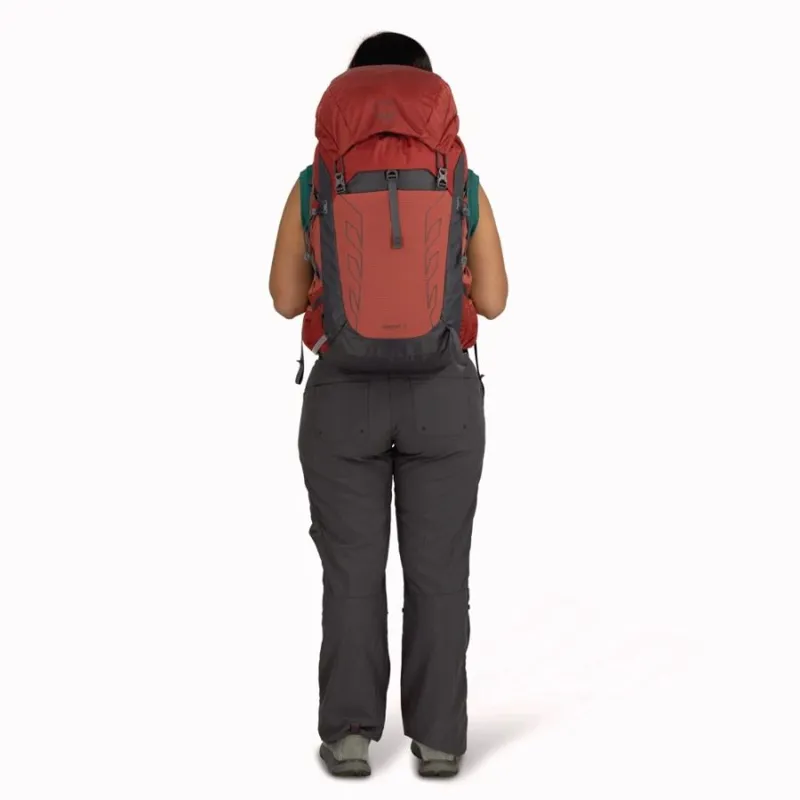 Osprey Tempest 33 Women's Backpack in Red Pampass-Coal Grey-5