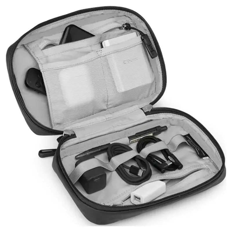 Osprey Transporter Powerhouse Tech Organiser in Raven Black-2