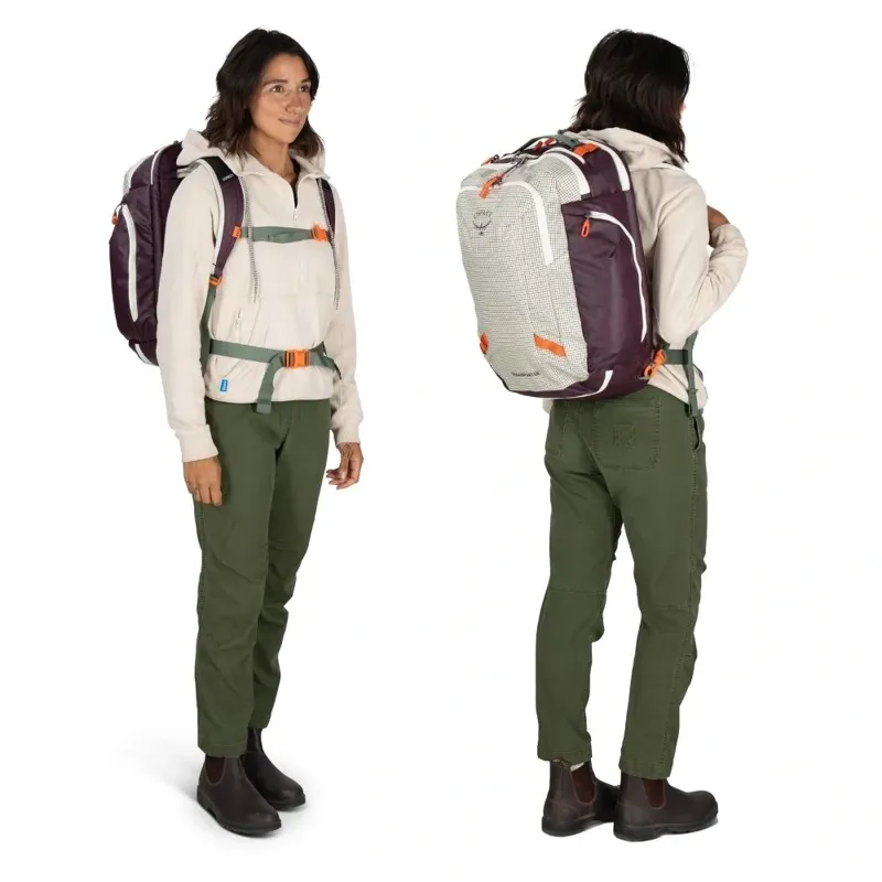 Osprey Transporter Travel Pack 36 in Euphoria Purple-9