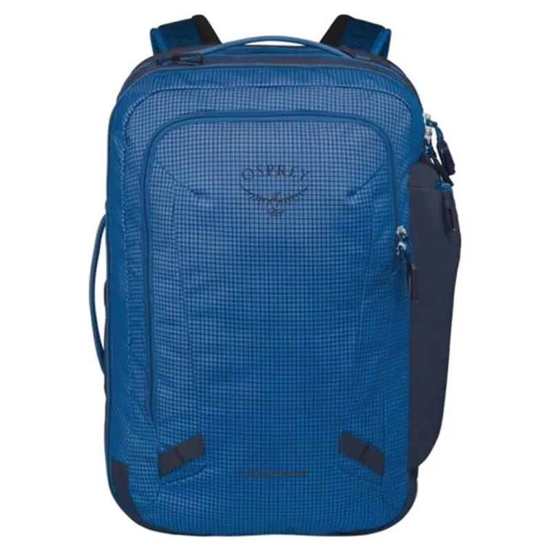 Osprey Transporter Travel Pack 44 in Blue Flame/Scoria Blue