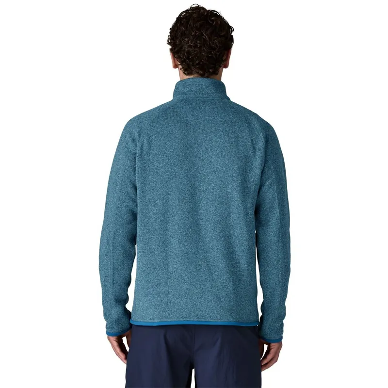 Patagonia Better Sweater Men's 1/4-Zip Fleece in Aquatic Blue-4