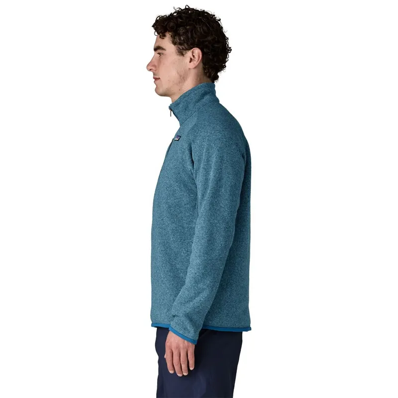 Patagonia Better Sweater Men's 1/4-Zip Fleece in Aquatic Blue-3