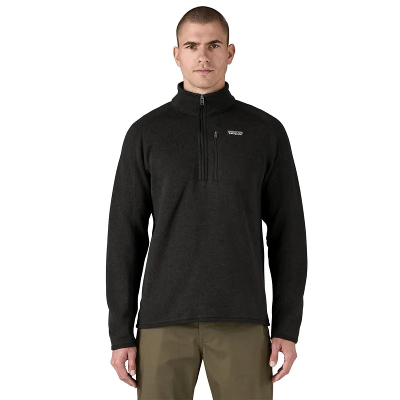 Patagonia Better Sweater Men's 1/4-Zip Fleece in Black-2
