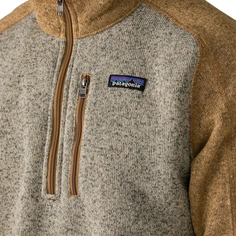 Patagonia Better Sweater Men's 1/4-Zip Fleece in Nautilus Tan-4