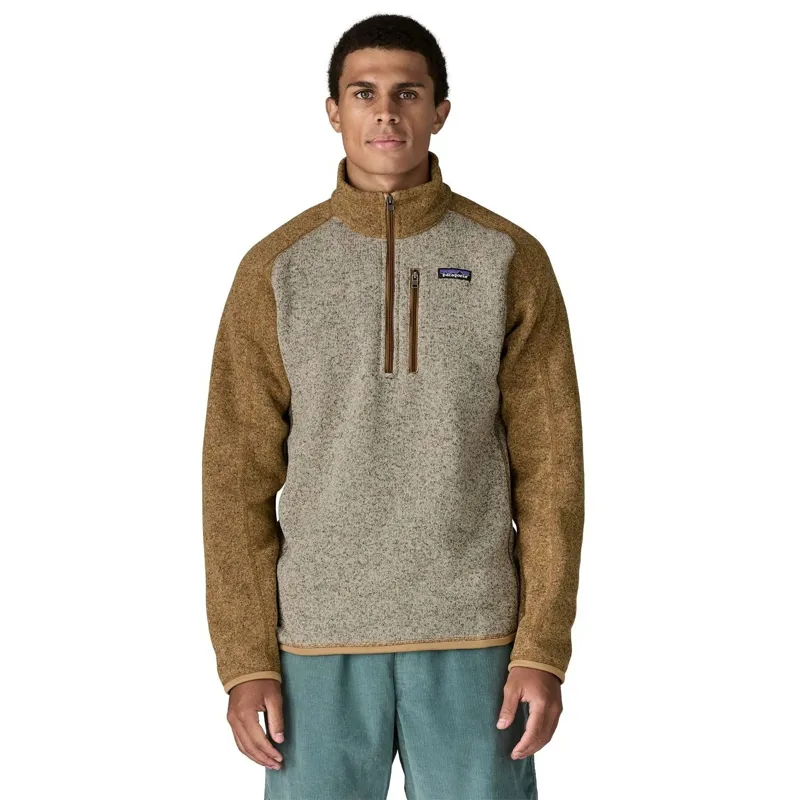 Patagonia Better Sweater Men's 1/4-Zip Fleece in Nautilus Tan-1