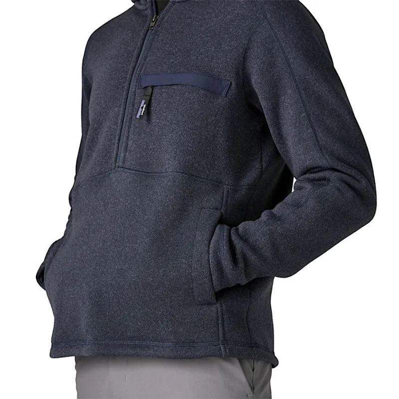 Patagonia Better Sweater Men's 1/2-Zip Fleece Pullover in New Navy-6
