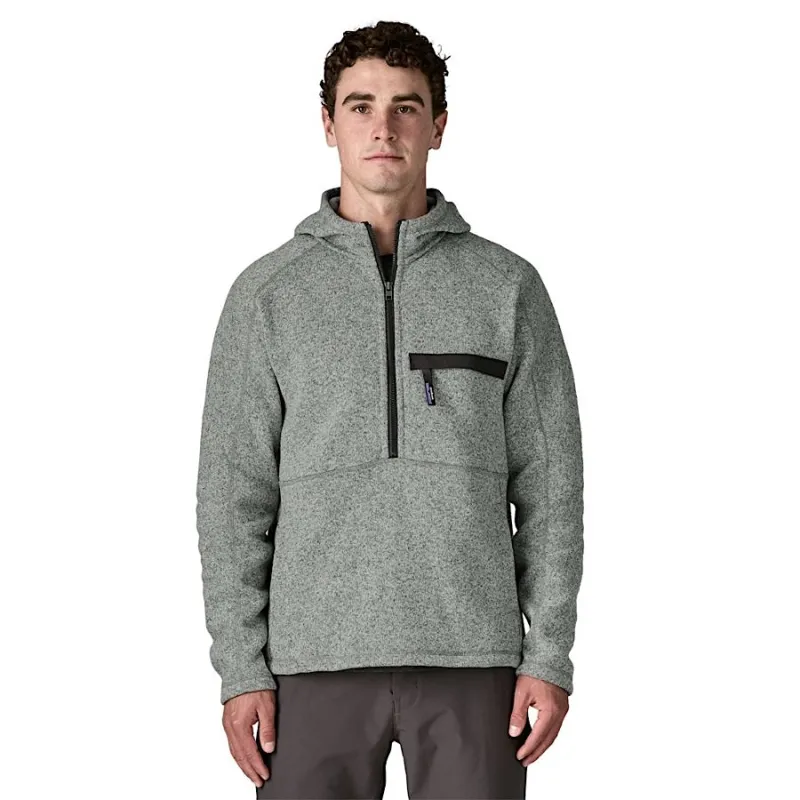 Patagonia Better Sweater Men's 1/2-Zip Fleece Pullover in Stonewash-1