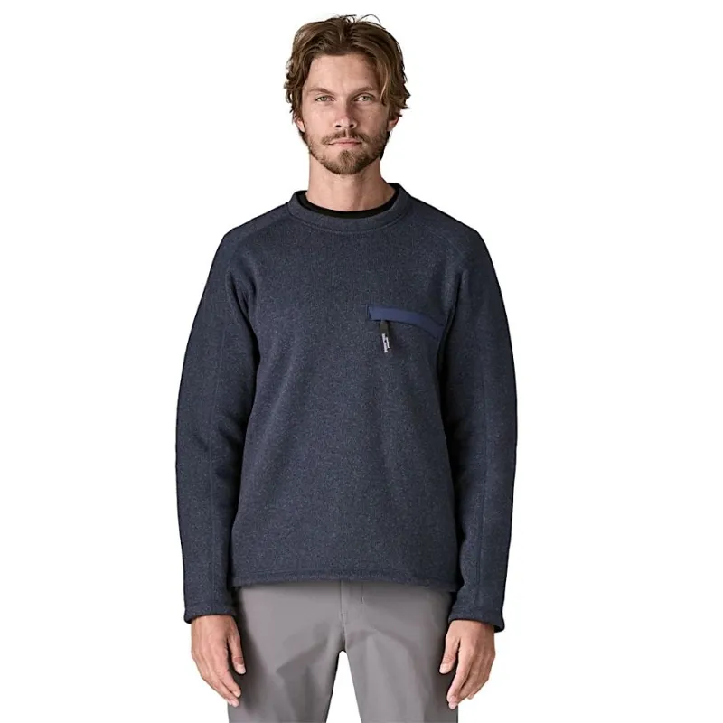 Patagonia Better Sweater Men's Crewneck Fleece in New Navy-1