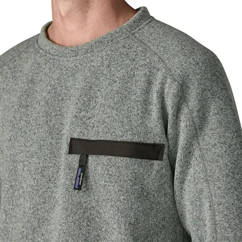 Patagonia Better Sweater Men's Crewneck Fleece in Stonewash-3