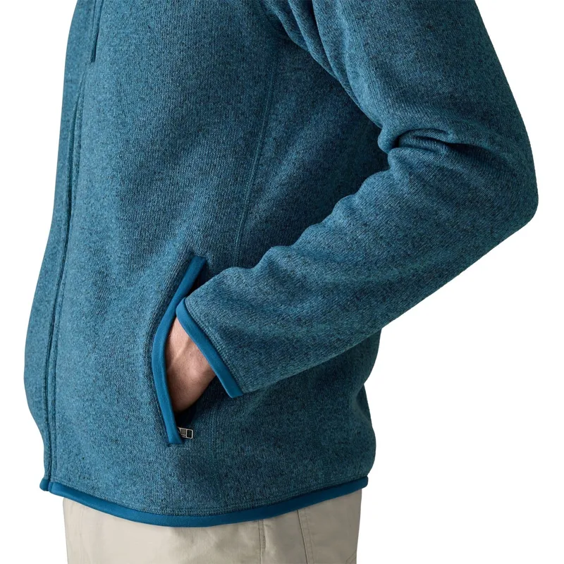 Patagonia Better Sweater Men's Fleece Jacket in Aquatic Blue-5