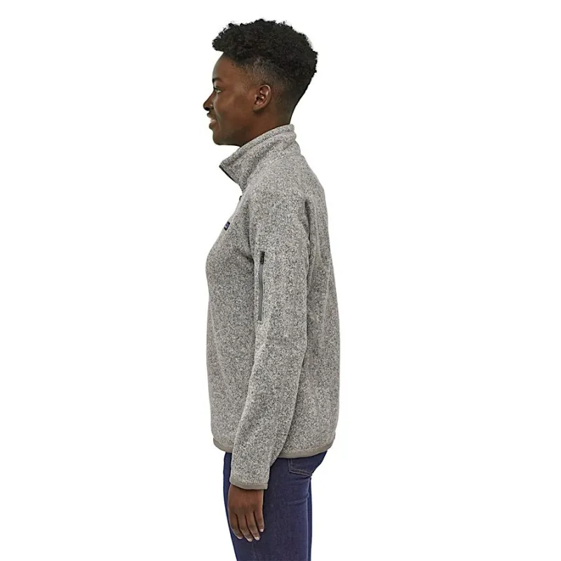 Patagonia Better Sweater Women's 1/4-Zip Fleece in Birch White-5