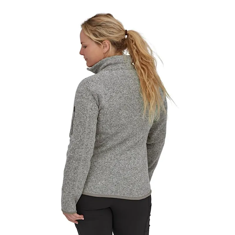 Patagonia Better Sweater Women's 1/4-Zip Fleece in Birch White-4