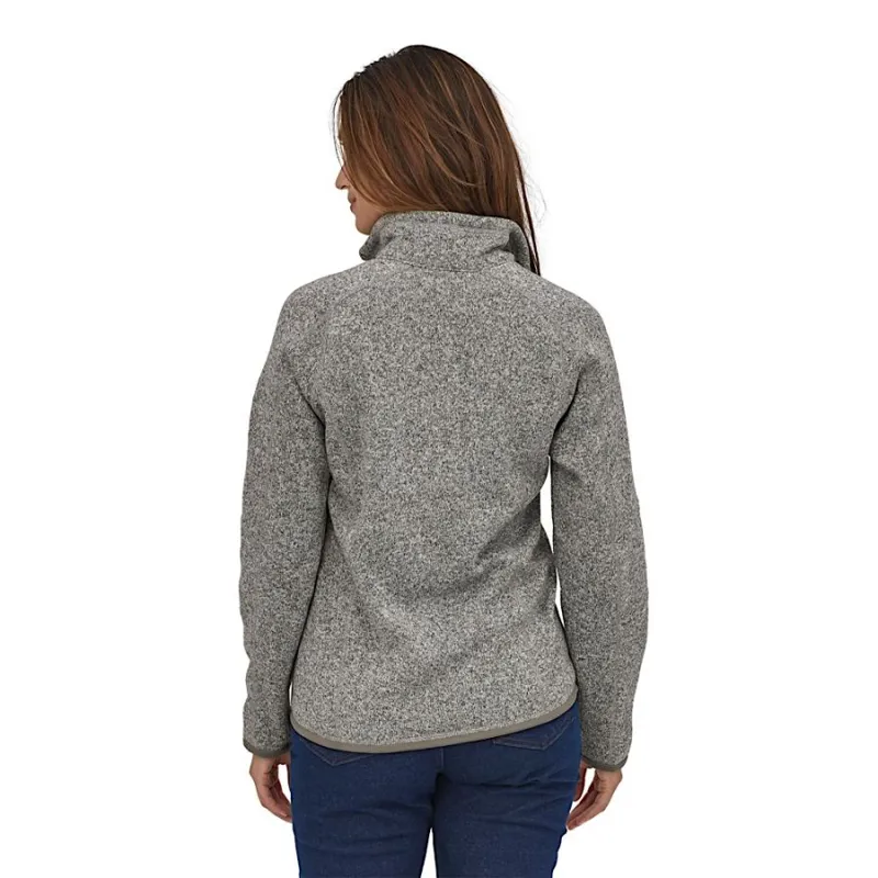 Patagonia Better Sweater Women's 1/4-Zip Fleece in Birch White-2