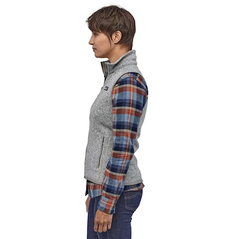 Patagonia Better Sweater Women's Fleece Vest in Birch White-3